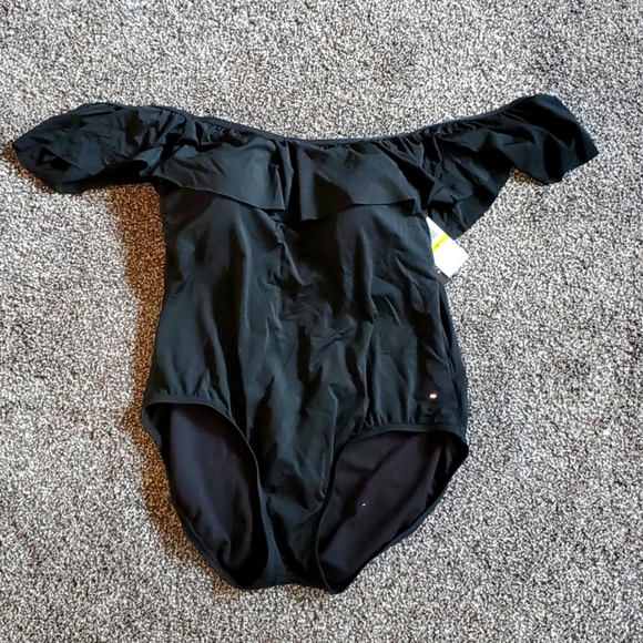 Jantzen Other - Jantzen Off The Shoulder One Piece Swimsuit